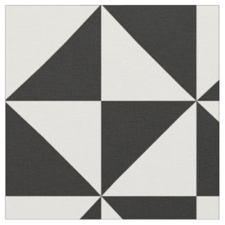 geometric triangles fabric