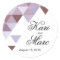 Geometric Triangles Favour Decal | periwinkle