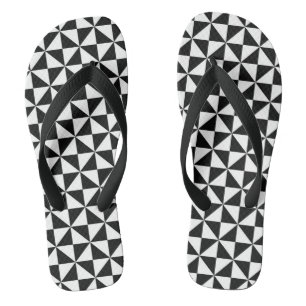 geometric triangles flip flops