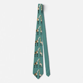 Geometric Triangles Giraffe Tie