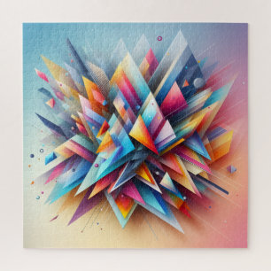 Geometric Triangles Jigsaw Puzzle