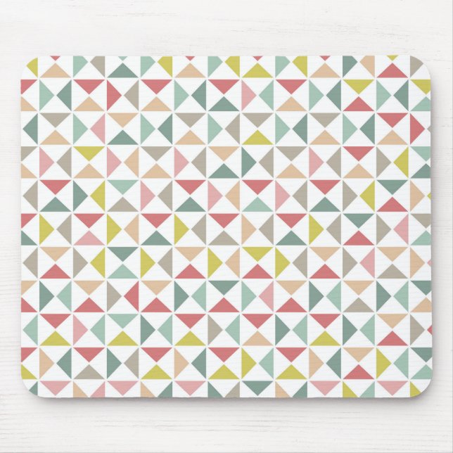 Geometric Triangles Mouse Mat (Front)