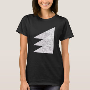 Geometric Triangles Overlay Shapes Geometry Distre T-Shirt