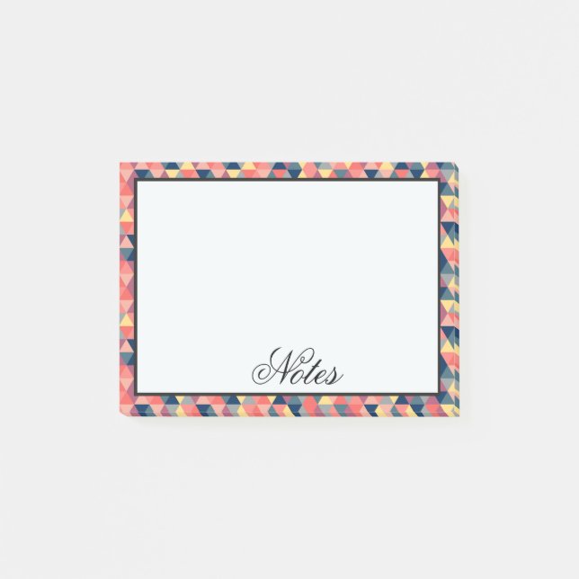 Geometric Triangles Post-it Notes (Front)