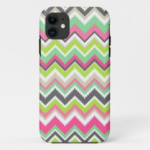 Geometric tribal aztec andes chevron zig zag print iPhone 11 case