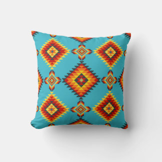 Geometric Tribal Pattern Cushion