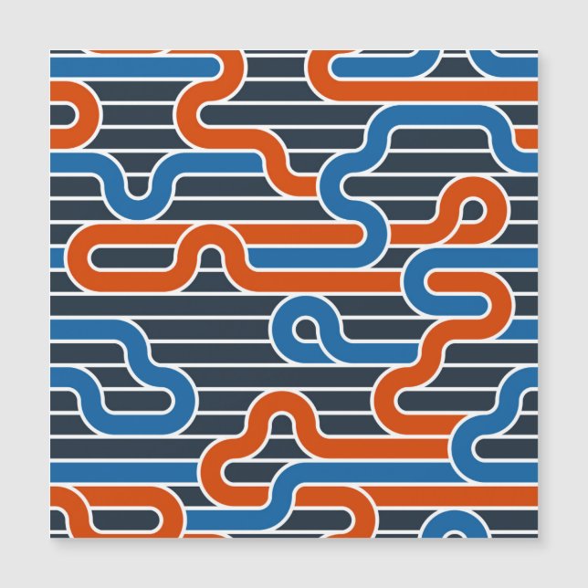 Geometric Twisted Lines Vintage (Front)
