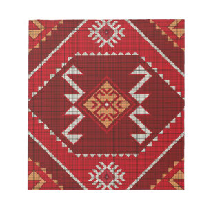 Geometric vintage classic colorful-trendy fashion notepad