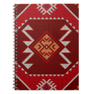 Geometric vintage classic colourful-trendy fashion notebook