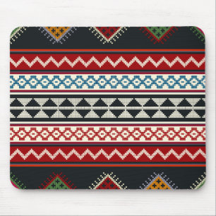 Geometric vintage classic cute-trendy colorful mouse mat