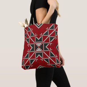 Geometric vintage fashion cute-trendy classic tote bag