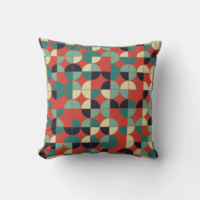 Geometric Vintage, Seamless Pattern. Cushion (Front)