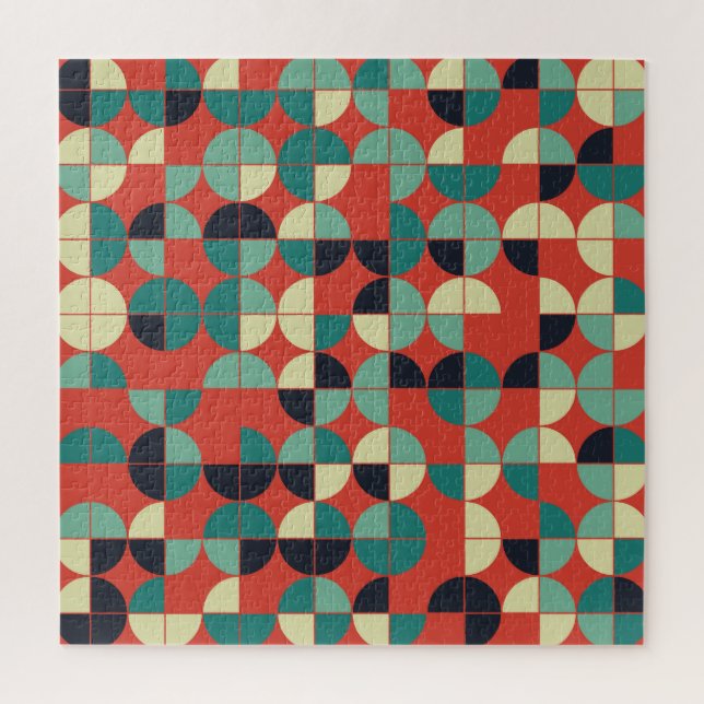 Geometric Vintage, Seamless Pattern. Jigsaw Puzzle (Vertical)