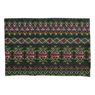 Geometric vintage: seamless patterns set. pillowcase