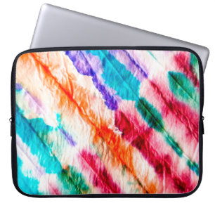 Geometric Wallpaper. Vintage Design. Shibori Textu Laptop Sleeve