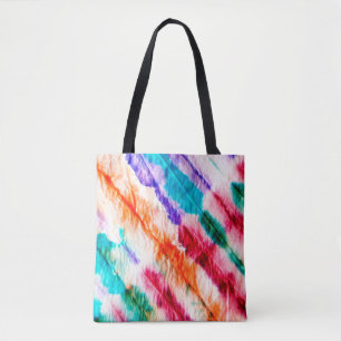 Geometric Wallpaper. Vintage Design. Shibori Textu Tote Bag