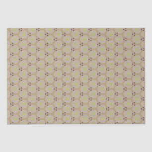 Geometric Warm Neutrals Honeycomb Craft Tissue Paper