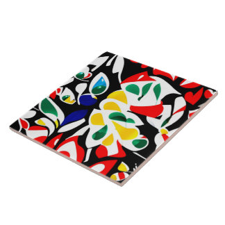 Geometric Water-Drop Panel | Modern Colour Art Tile