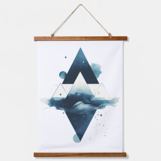 Geometric Water Element T-Shirt Hanging Tapestry