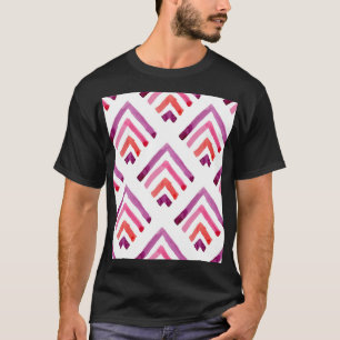 Geometric Watercolor Abstract Seamless Pattern T-Shirt