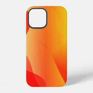 Geometric Wave Shape with Gradient Blurred Abstrac iPhone 12 Case