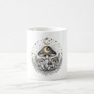 Geometric Wolf Graphic Hoodie Coffee Mug