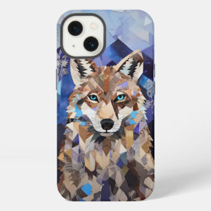 Geometric Wolf Mountain iPhone 13 Case