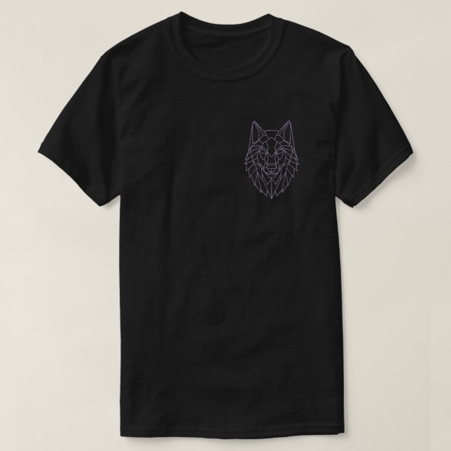 Geometric Wolf T-Shirt (Design Front)