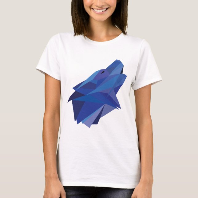 Geometric Wolf T-Shirt (Front)