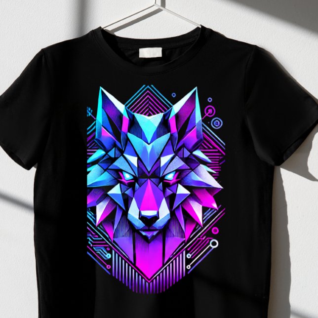  geometric  wolf  T-Shirt (Creator Uploaded)