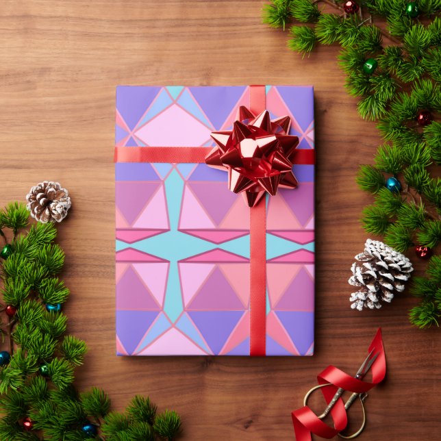 geometric wrapping paper (Holiday Gift)