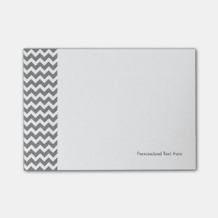 Geometric zigzag pattern 2 post-it notes