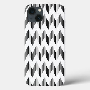 Geometric zigzag pattern iPhone 13 case