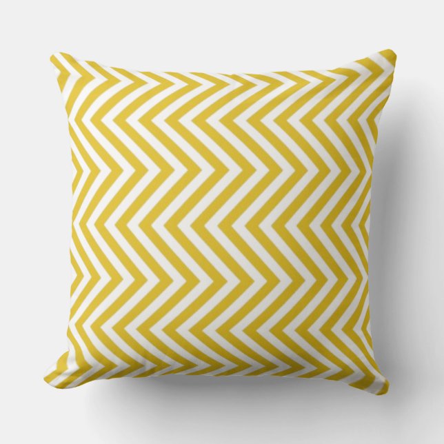 Geometric Zigzag Pattern Cushion (Front)