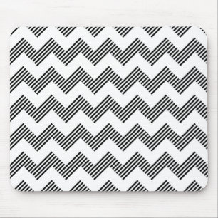 Geometric zigzag pattern mouse mat