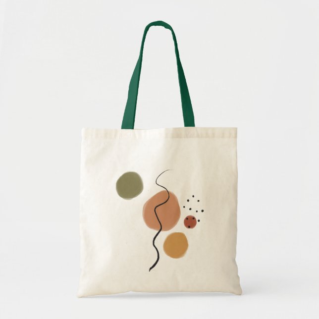 Geometrical,abstract,minimal,modern,pastel Tote Bag (Front)
