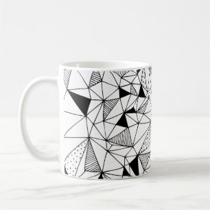 Geometrical Abstract: Polygonal Background Art. Coffee Mug