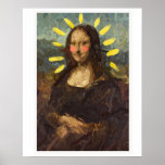 Geometrical,abstract,portrait,mona lisa Poster<br><div class="desc">Geometrical, abstract, minimal, modern, pastel, </div>