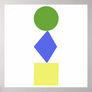 geometrical art poster