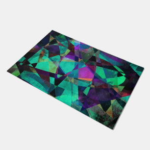 Geometrical, Colourful, Original Abstract Art Doormat