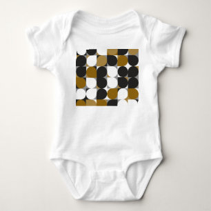 Geometrical Creativity: Seamless Pattern Design Baby Bodysuit