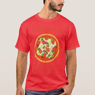 Geometrical Da Vinci Pizza Pizza Artist Pizzaholic T-Shirt