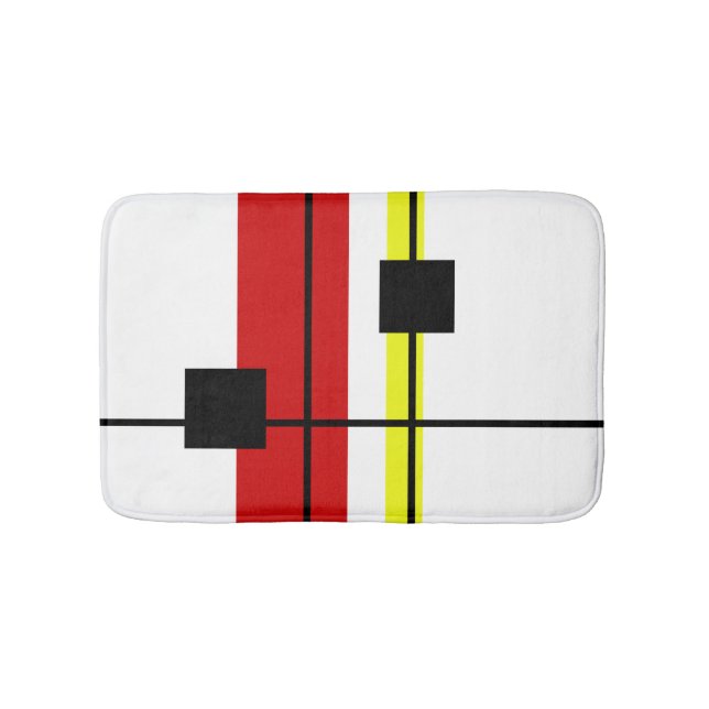 Geometrical design bath mat (Front)