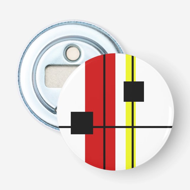 Geometrical design bottle opener (Front)