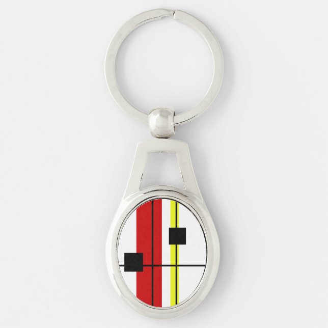 Geometrical design key ring (Front)