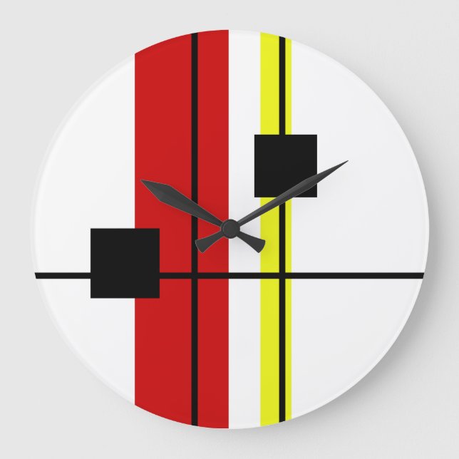 Geometrical design large clock (Front)