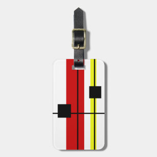Geometrical design luggage tag