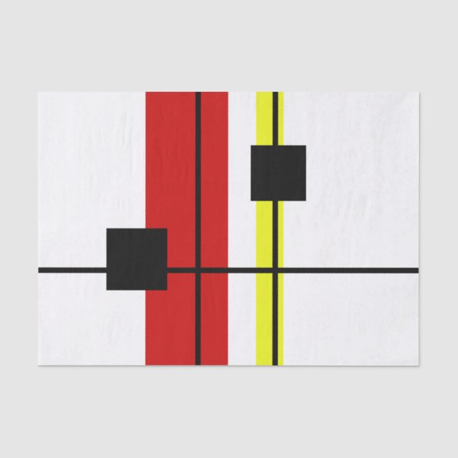 Geometrical design tissue paper (Front)