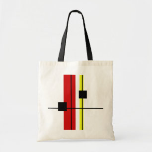 Geometrical design tote bag