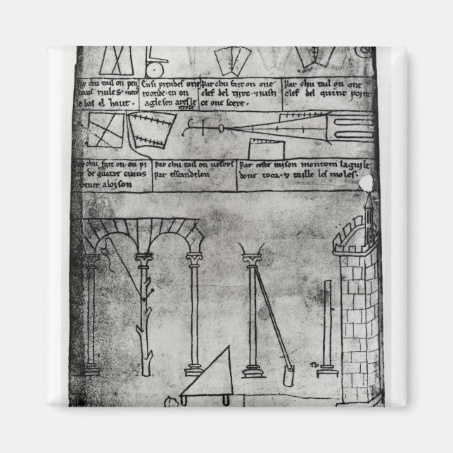 Geometrical figures for construction magnet (Front)